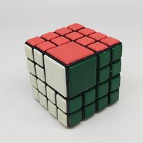 [Wisdom] 4X4X4 Binding Cube Unicorn 444 Cube Puzzle Restricted Rotation Bandaged Cube Puzzle And Casual Toy Gift Fidget Toy
