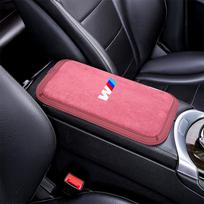 Car Center Console Armrest Box JRTIS5U Pad Non-Slip Protection Mat for BMW M X1 X3 X4 X5 F10 F15 F16 E39 F30 M3 M4 M5 E30 1 3 5 7 Series raudona