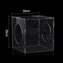 Dust Box Dustproof Cage Clear Tabletop Polisher Buffing Cover for Engraving from 30cmx30cmx30cm