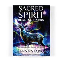 Sacred Spirit Reading Cards 36 Oracle Cards Spiritual Life Guidance Divination Cards for Soul Healing Meditation 10.3*7.4cm įvairiaspalvis