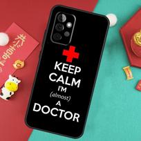 Cartoon Doctor Nurse Case For Samsung Galaxy A16 A17 A54 A34 A14 A15 A35 A55 A52 A12 A32 A13 A33 A53 A26 A36 A56 Samsung A52 red