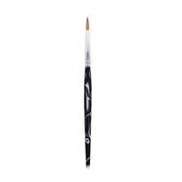 Dental Glazing Pen & Flat Head Sable Brush for Porcelain Firing black
