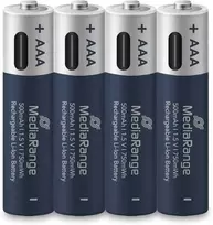 Rechargeable Li-Ion  AAA 1.5V 500mAh 4pcs
