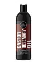 Castor Rosemary Oil & Fenugreek Oil Combo 200ml Each | Hair & Scalp Care Set, Multipurpose Oils Set For Hair, Scalp & Massage & DIY Care black