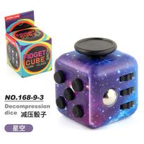 Fidget Cube Stress Relief Toy 6-Sided Multi-Functional Sensory Fidget Toy Anti-Anxiety Hand Toys with Printed Patterns for Adults and Kids 13