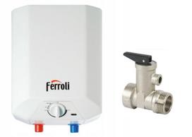 „Ferroli NOVO 5-U“ elektrinis vandens šildytuvas, 5 l, slėginis, talpinis, montuojamas virš kriauklės