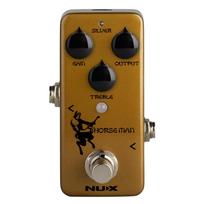 NUX NOD-1 Horseman Overdrive Knight Dual-Speed Pedal Gold & Silver Edition Aluminum black