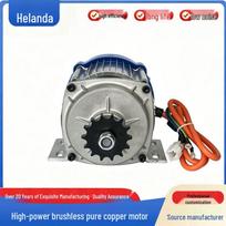48V/60V 1000W bešepetėlis vidutinio pavaros elektrinio triračio variklio komplektas 60V 1000W Small Mid-Drive gray