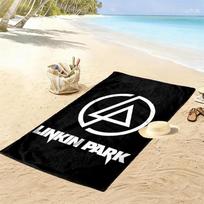 Linkin Park Print Beach Towel, Large Soft Quick Dry Towel for Beach Camping Swimming 80cmx160cm(31x63inch) white