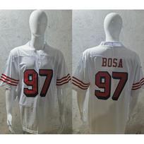 San Francisco 49ers NFL Football Jersey Bosa 97 Deebo Samuel 19 Second Generation Embroidered Retro Style 49ers Gen2 97 Vintage White
