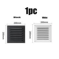 Stainless Steel Air Vent Grille Metal Exhaust Vent Square Louvred Louver Vents  Heating Cooling 200x200
