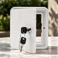 Wire Compartment Door Lockable Cable Management Cover Long-Lasting