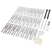 Stainless Steel Rear Trailing Arm Shim Kit High Strength Replacement for Chevy Corvette 1963 1982 white