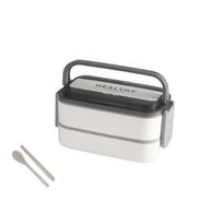 Single/Double Layer Insulated Lunch Box Compartmental Sealed Food Container Leak-proof Rectangular Food Storage Box Student