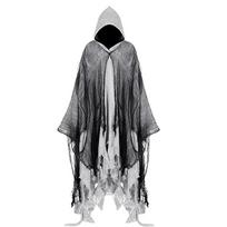 Halloween adult rags cape witch cape reaper costume haunted house horror costume dress up One size fits all gray