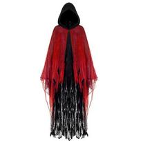 Halloween adult rags cape witch cape reaper costume haunted house horror costume dress up One size fits all brown