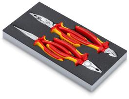 KNIPEX VDE replių rinkinys, 4 dalių