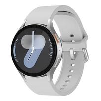 Originalus silikoninis dirželis Samsung Galaxy Watch 7/6/5/4 44mm 40mm 5 Pro sportiniam apyrankės Galaxy Watch 6 4 Classic 47mm 43mm Galaxy Watch 7 40mm gray