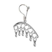 Clothes Drying Rack with Clip Strong Clamps No Rust Dryer Durable Stainless Steel Hanger for Socks And Underwear S gray