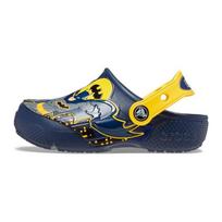 Crocs Kids Cute Anti Slip Breathable Sandals Blue Yellow 207470-410 34-35 gray