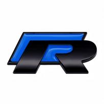 NAUJA VWR logotipas Metalinis automobilio grotelių emblema Galinės bagažinės lipdukas Polo Golf Jetta Beetle CC Tiguan Touran Passa gr2 mėlyna