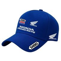 Honda HONDA Motociklo Antis liežuvis Lenktyninis Beisbolo Skydelis nuo saulės Sportinis Jojimo Skrybėlė OC3 Adjustable blue
