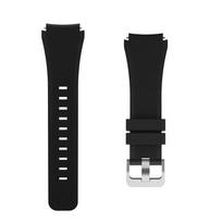 Originalus dirželis Samsung Gear S3 Frontier/Classic Galaxy watch 3 45mm 22mm Silikoninis dirželis Samsung Galaxy Watch 46mm dirželiui 22mm universal black