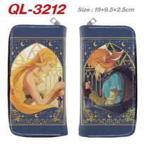 Zelda Legend Wallet Full Color Zip Long Purse Anime Handbag Coin Bag Organizer 1pcs Long zipper beige