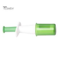 Toddler Food Preparation Aid Grape Slicer for Toddlers Kids, Stainless Steel Fruit Vegetable Cutter Kitchen Gadget Salad Snacks Preparation, 4-Section 1pc green