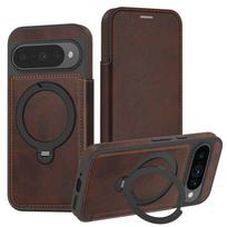 Magnetic Flip Leather Case Google Pixel 10 Pro XL 9 With Card Slot Stand Shockproof TPU PC PU Cover Google Pixel 9 Pro black