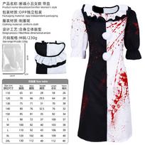 Halloween party horror cosplay funny acting costume broken soul clown bloody cosplay costume Kids' size 110 black