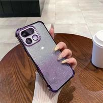 Case For Realme 16 Pro 16Pro Plus Plating Glitter Soft Silicone Shockproof Cover For Realme 16 Pro + Lens Protection Film Shell realme 16 Pro violetinė