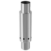 CHANGE MOORE Secondary Burning Tent Stove Chimney Pipe 2.17 /55mm Diameter Universial Camping Stove Accessories gray