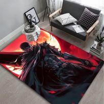 Cool 3D Berserk Guts Rage Anime Carpet Rug Art for Room Decor Sofa Christmas Halloween Gifts Game Area Rug Non-slip Floor Mat 40cmx60cm
