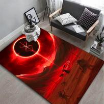 Cool 3D Berserk Guts Rage Anime Carpet Rug Art for Room Decor Sofa Christmas Halloween Gifts Game Area Rug Non-slip Floor Mat 40cmx60cm