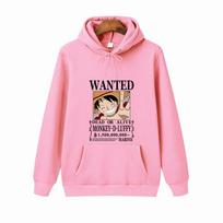 Anime One Piece Žieminis Manga Džemperis Su Gobtuvu Moterims Atsitiktinis Gatvės Stilius Luffy Šaunusis Zoro Megztinis Grafinis Hip Hop Džemperis Su Gobtuvu Unisex S pink