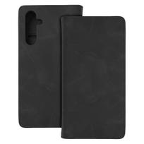 Smart Suede dėklas telefonui Samsung Galaxy A54 5G juodas