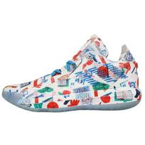 Adidas Dame 6 Camp Men Sneakers White Footwear-White Bird-Blue FX4484 40⅔ white
