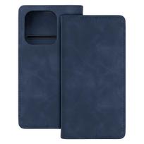 Smart Suede dėklas Honor 600 lite tamsiai mėlynas