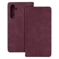 Smart Suede dėklas, skirtas Samsung Galaxy A54 5G, bordo