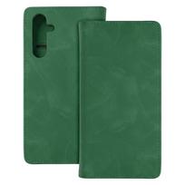 Smart Suede dėklas, skirtas Samsung Galaxy A55 5G, žalias