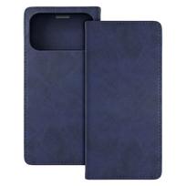 Tamsiai mėlynas TFO „Smart Suede“ atverčiamas dėklas-piniginė – „Apple iPhone 17 Pro Max“ ir „iPhone 18 Pro Max“ modeliams