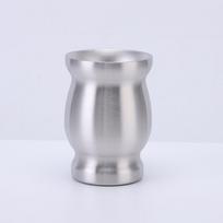 304 Stainless Steel 8oz Yerba Mate Cup with Straw Spoon 8oz Cup Only gray