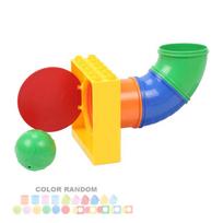 Large Building Blocks Playground Pipeline Parts Slide Ladder Swing Fitting Blocks Sets Infant Assemble Education Montessori Playthings red