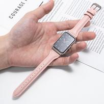 Naujas odinis dirželis Samsung Galaxy Watch Fit 3 išmaniajam laikrodžiui Sportinis dirželis Galaxy Fit 3 Pakeičiama moteriška apyrankė Correas for galaxy fit 3 beige
