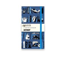Moomin Bookshelves Blue Flame Tree Sticky Notes Folder