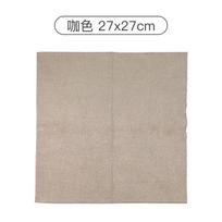 Streak-Free Glass Cleaning Cloth Lint-Free Absorbent Wipes 27x27cm for Home Car Mirror, Screen and Household Cleaning gray