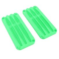 Soft Lure Mold PETG Easy Lure Making Injection Mold for DIY Fishing Bait Long Lasting Green green