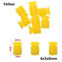 10pcs Anti Vibration M3 Soft Mount Shock Absorption Balls geltona