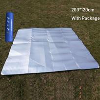 Waterproof Pad Picnic Beach Mattress EVA Camping Mat Aluminum Foil Folding Sleeping Mats 200x120cm-Packaged